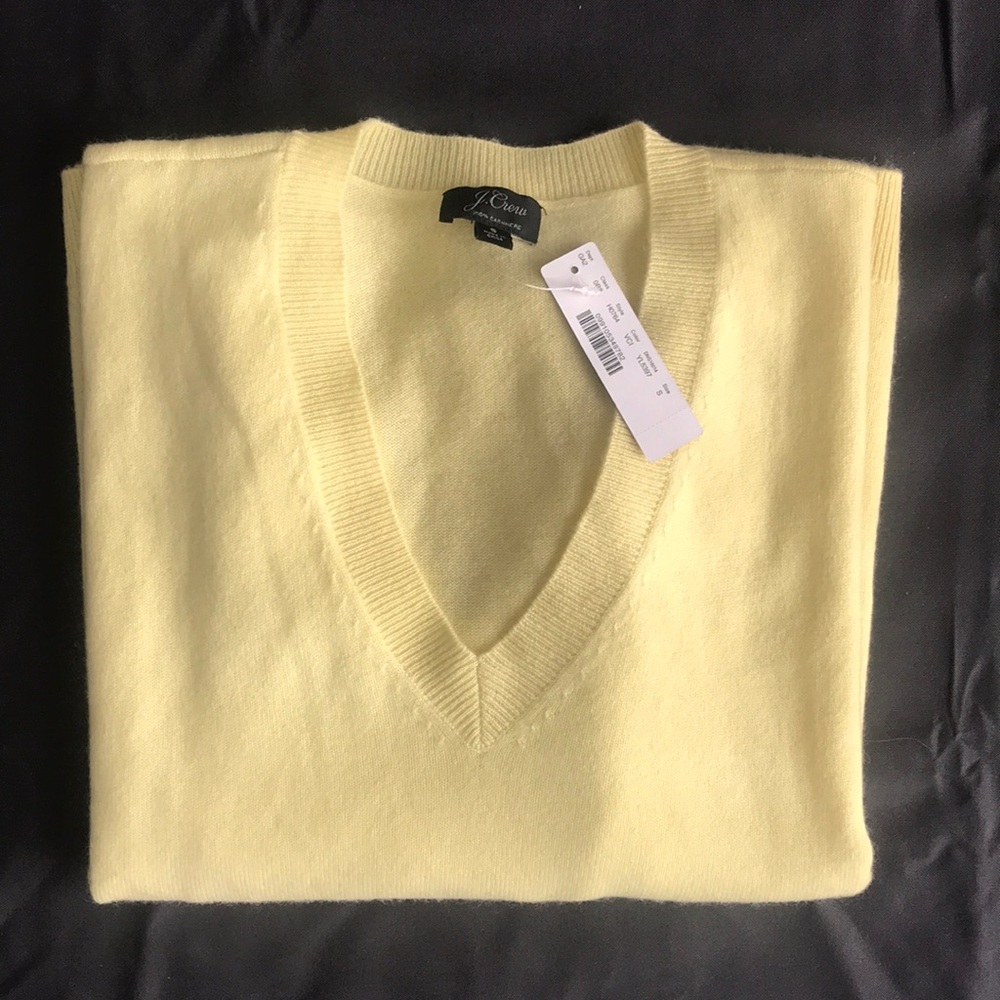 J. Crew Boyfriend Cashmere Sweater NWT